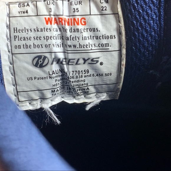 Heelys Launch 770159 Youth Blue Wheels Shoes - Picture 8 of 11